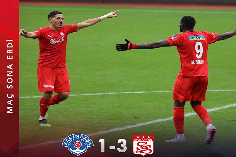 Özet: Kasımpaşa 1-3 Sivasspor maç özeti ve golleri izle Bein Sport lig Tv Kasımpaşa Sivas maç sonucu