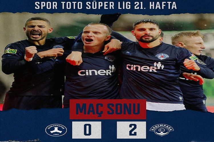 Giresunspor 0-2 Kasımpaşa maçı geniş özeti ve golleri izle Bein Sport Giresun Kasımpaşa maç sonucu