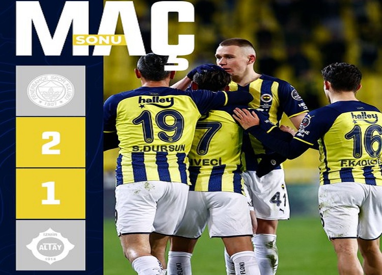 Özet: Fenerbahçe 2-1 Altay maç özeti ve golleri izle Bein Sports Lig Tv Fb Altay maç sonucu