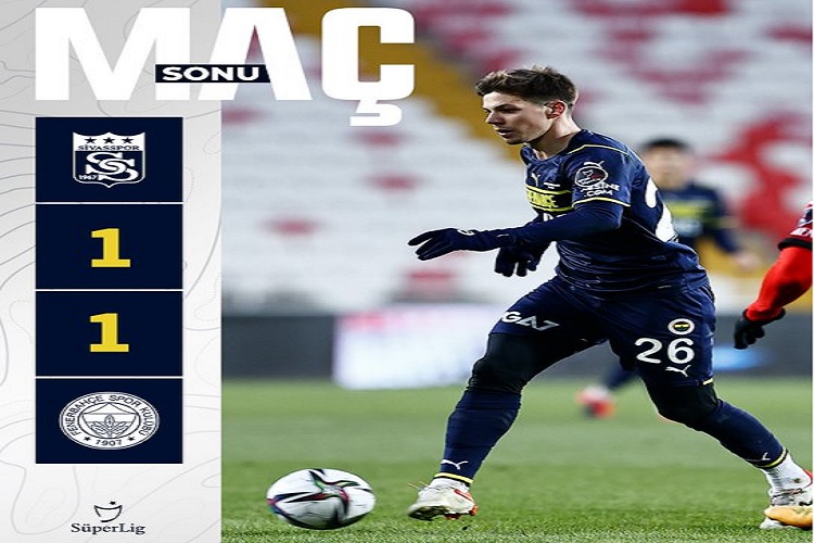 Maç Özeti: Sivasspor 1-1 Fenerbahçe maç özeti ve golleri Bein Sports izle Fener Sivas özet izle