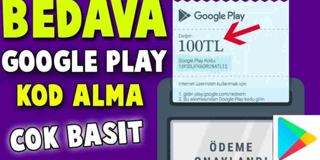 Bedava Google Play promosyon hediye kodu Üretici Gerçek Hile 2022 Ücretsiz 25 50 ve 100 TL Oyun kodları nasıl alınır?