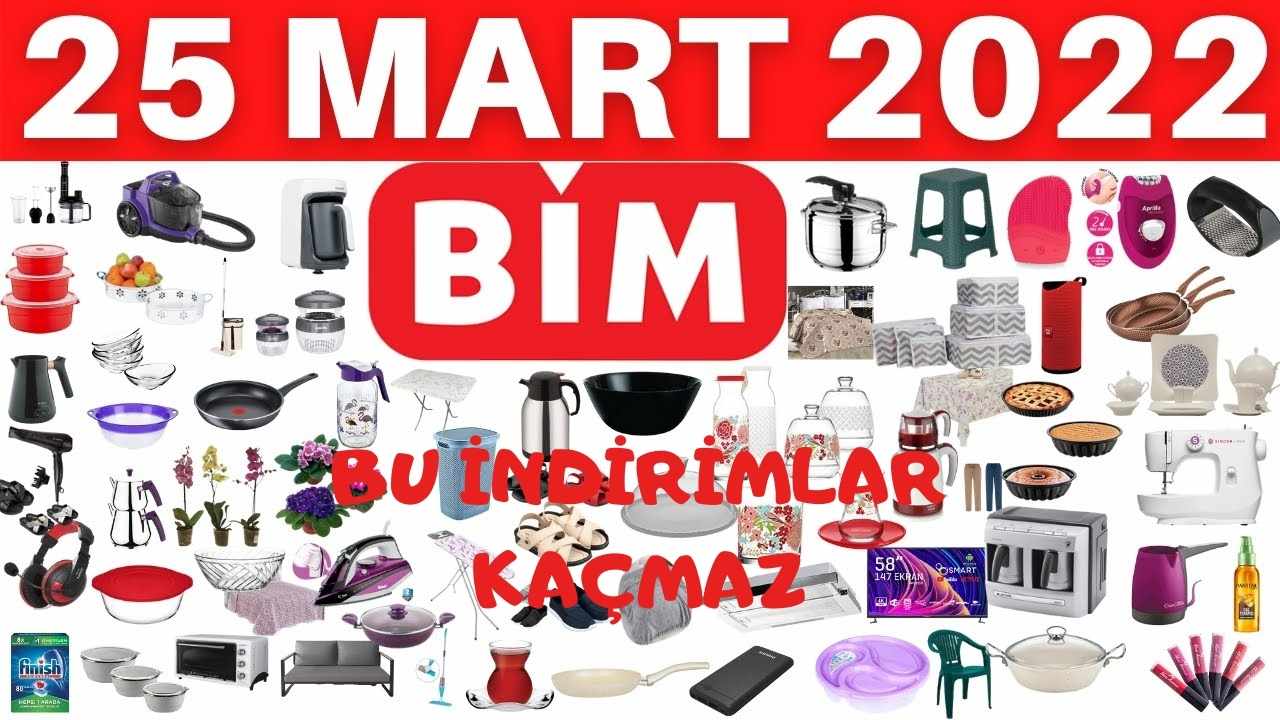 25 Mart 2022 Bim Aktüel Ürünler Kataloğu Bu İndirimleri Görenler Katalog'dan Gözlerini Ayıramıyor!