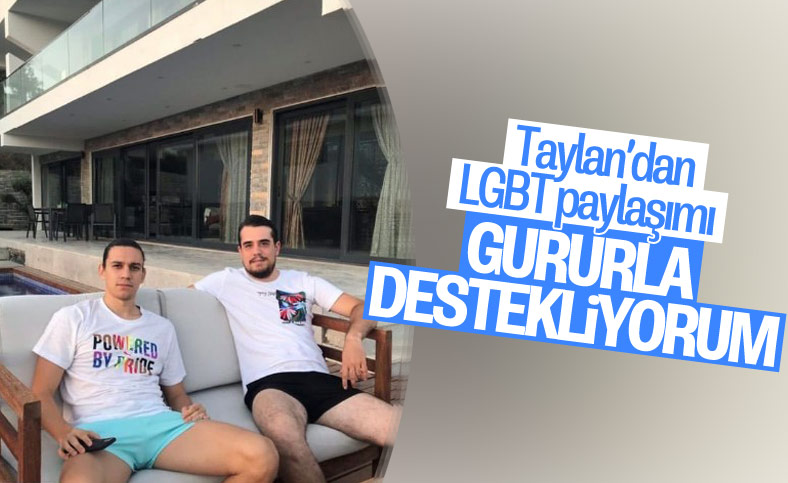 Taylan Antalyalı destek verdi sosyal medya tepki gösteri!