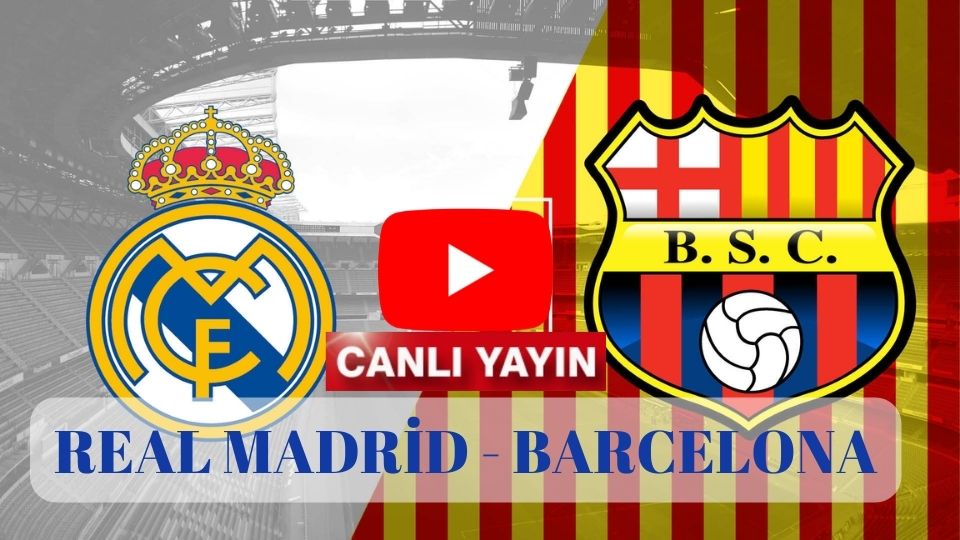 Taraftarium24 Real Madrid Barcelona maçı canlı izle Şifresiz Justin Tv D Smart Go Selçuk Spor Real Barça maçını canlı izle