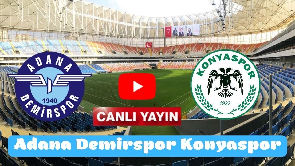 Şifresiz Selçuk Sports Adana Demirspor Konyaspor maçı canlı izle Justin TV Taraftarium24 Adana Konya canlı izle linki