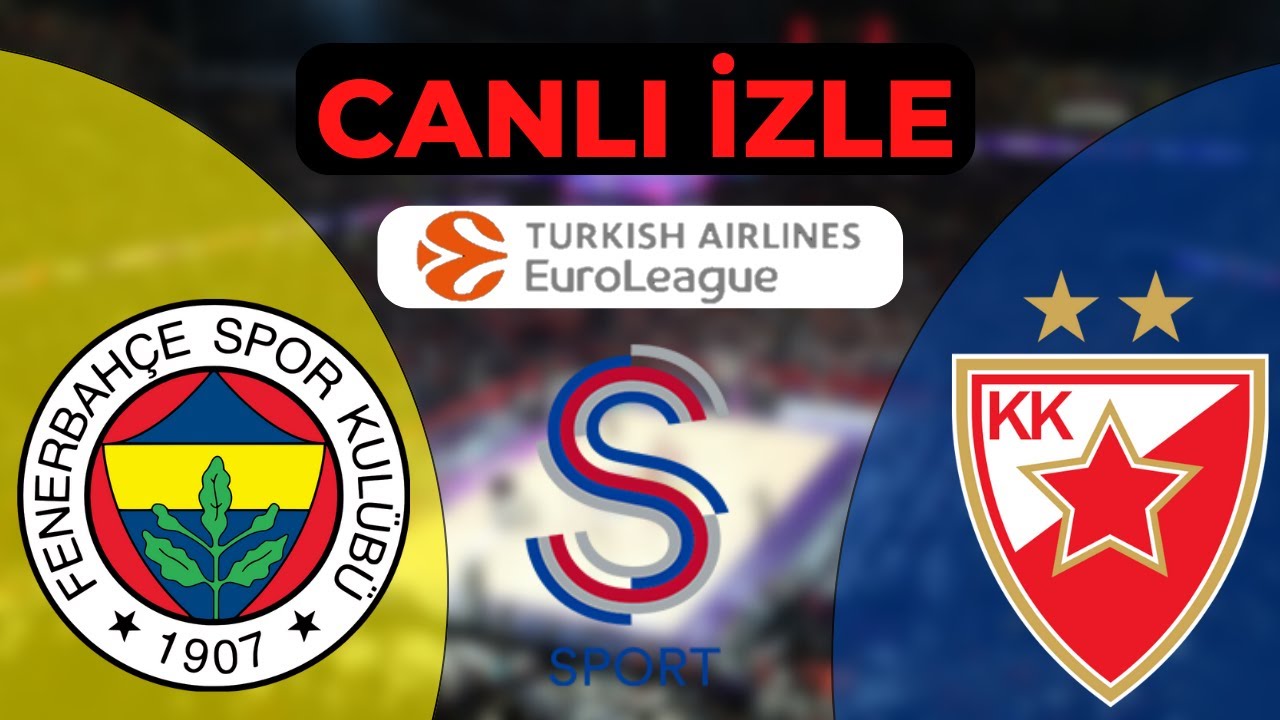 Selçuk Sports Fenerbahçe Beko Kızılyıldız Basket maçı canlı izle S Sport Plus TV Bilyoner şifresiz Taraftarium24