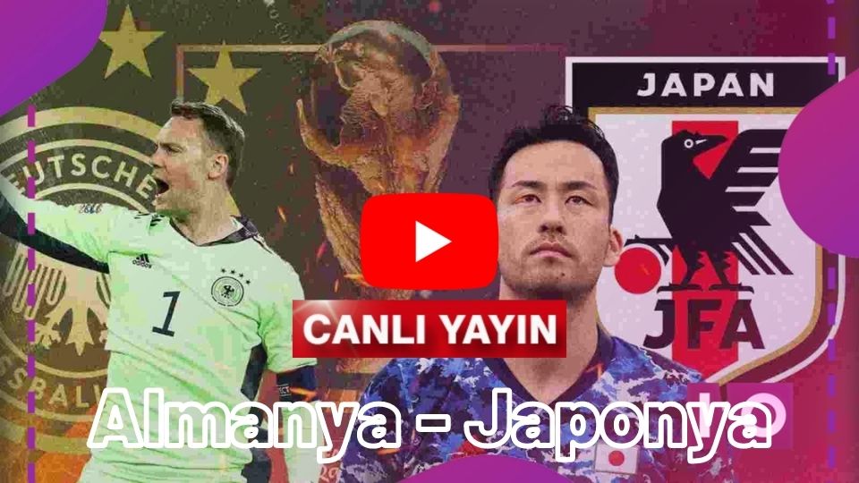 TRT 4K Almanya 1-2 Japonya maçı canlı izle TRT 1 Spor Canlı yayın Almanya Japonya canlı izle linki