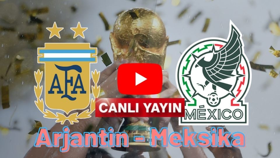Messi Gol: Arjantin Meksika maçı canlı izle Justin TV Şifresiz TRT 4K Taraftarium24 Arjantin Meksika maçını canlı izle