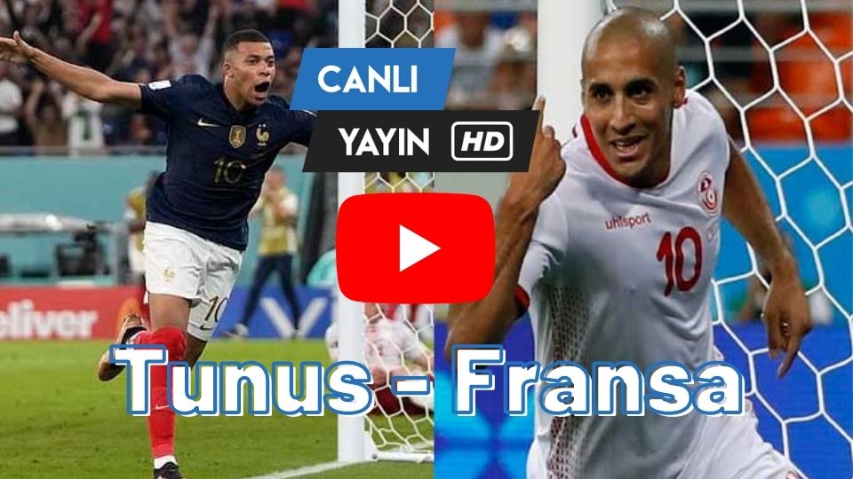 Şifresiz TRT 4K Tunus Fransa maçı canlı izle dünya kupası canlı maç izle