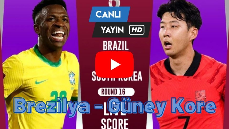 Selçuk Sports Brezilya Güney Kore maçı canlı izle Justin TV Şifresiz TRT 4K Taraftarium24 Brezilya Güney Kore maçını canlı izle