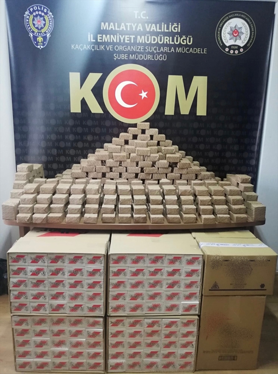 Malatya'da kaçakçılık operasyonunda 2 şüpheli gözaltına alındı