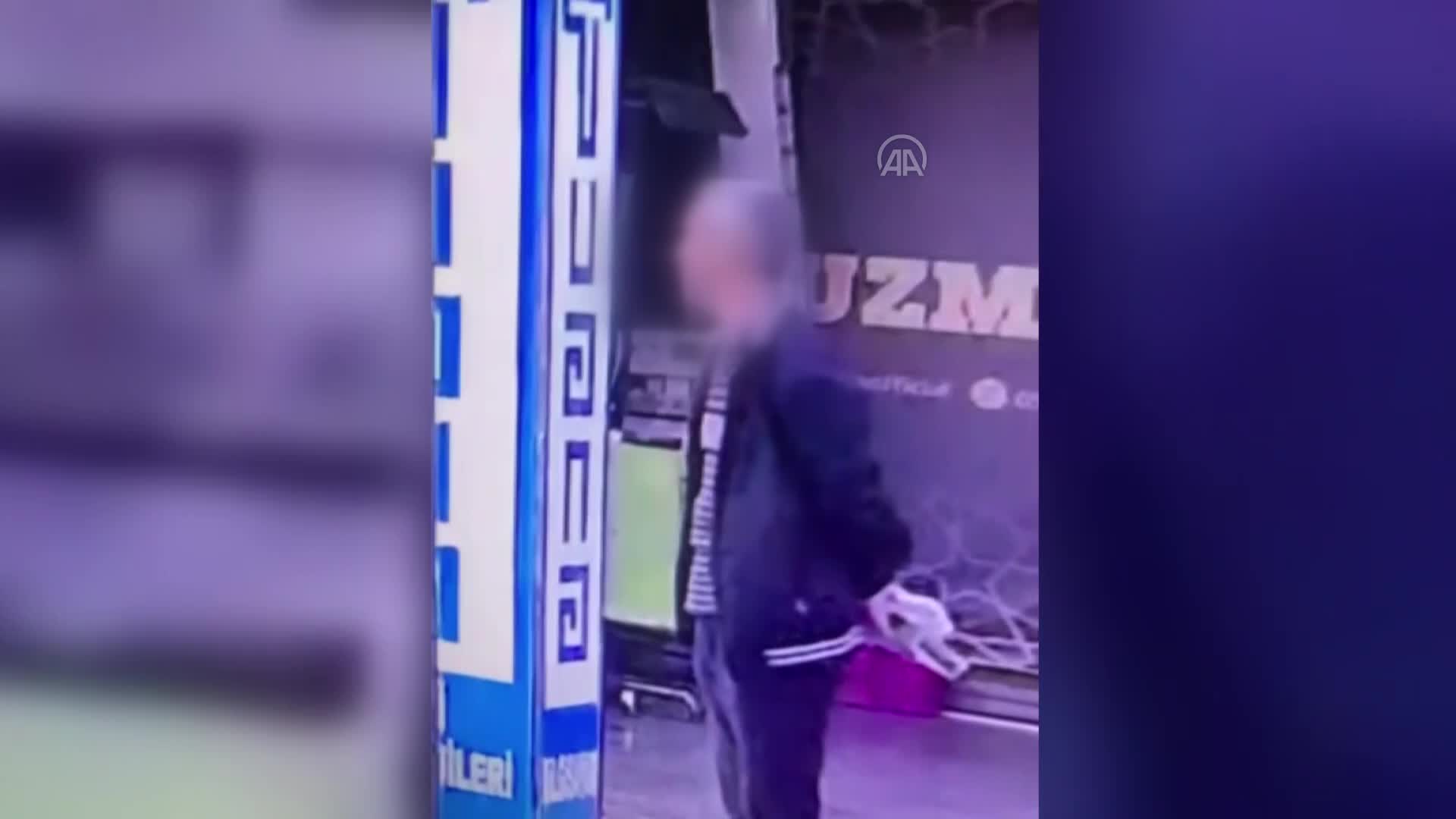 Elazığ'da iş yerindeki hırsızlık güvenlik kamerasına yansıdı
