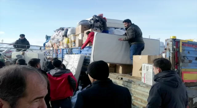 Erzurum, Kars ve Ardahan'da deprem bölgesine yardımlar sürüyor