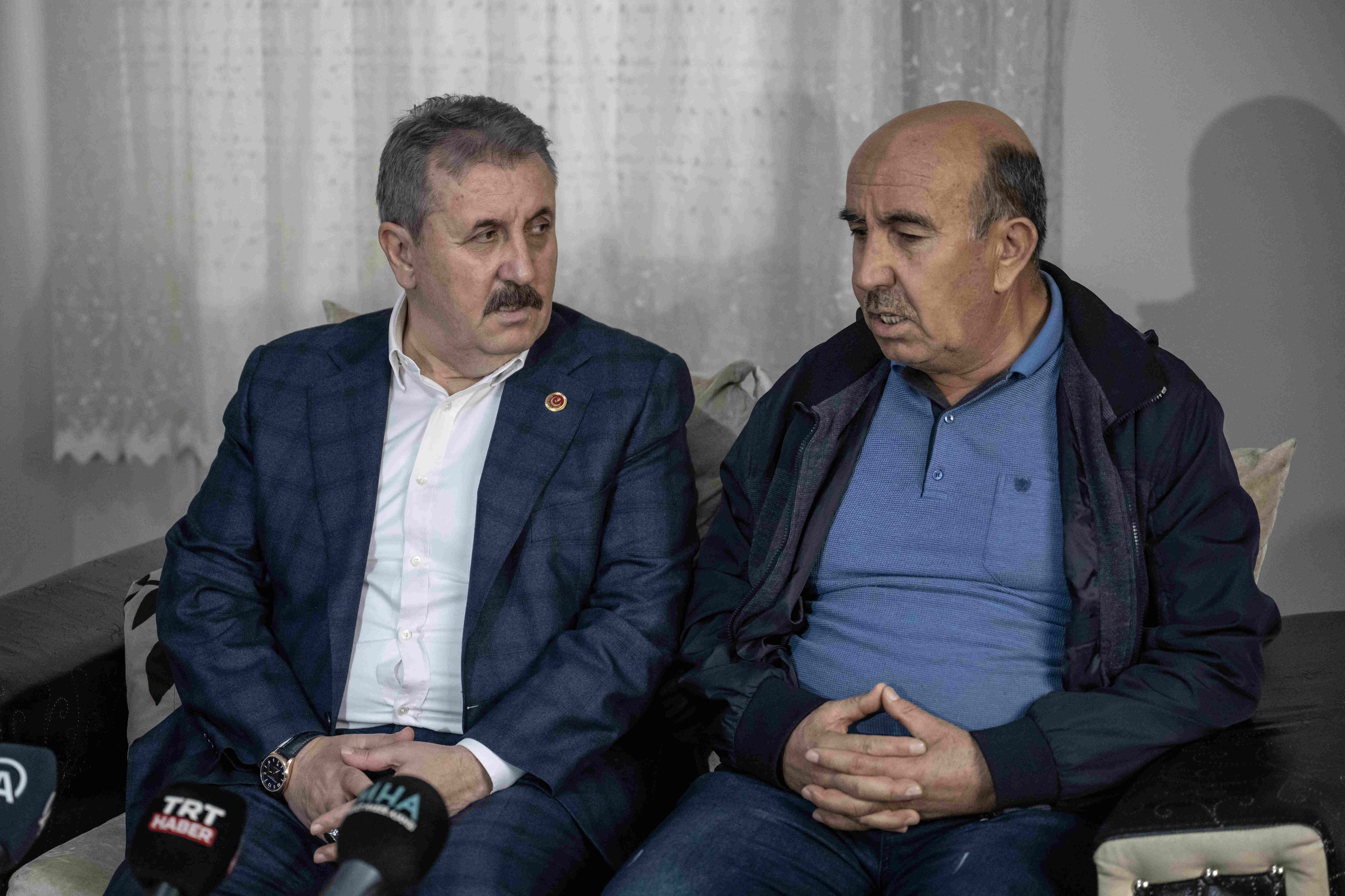 BBP Genel Başkanı Destici'den depremzede ailelere ziyaret: